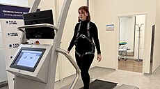 Speciální b�ecký pás doká�e nasimulovat nejen rychlost ch�ze �i b�hu, ale i...