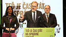 Koalice SPOLU zahájila kampa do snmovních voleb. Na snímku Markéta Pekarová...