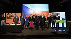 Koalice SPOLU zahájila kampa� do sn�movních voleb. (25. b�ezna 2025)