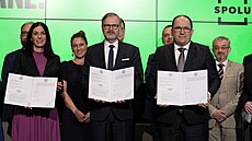 Koalice SPOLU zahájila kampa� do sn�movních voleb. Na snímku Markéta Pekarová...