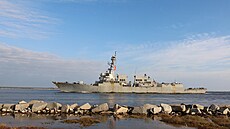 Rezavý torpédoborec USS James Williams