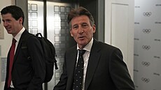 Sebastian Coe ped volbou do ela Mezinárodního olympijského výboru.