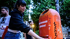 Klimatická aktivistka a mluv�í hnutí Poslední generace (Letzte Generation)...