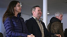 Poradce pro národní bezpe�nost USA Mike Waltz na americké základn� Pituffik v...