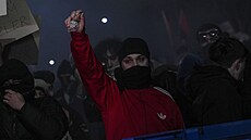 Turci protestují proti zat�ení istanbulského primátora Ekrema Imamoglua. Snímek...