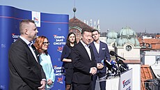 Politici SPD, Svobodných, Trikolory a PRO podepsali memorandum o spolupráci pro...