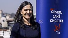 Markéta Šichtařová, volební lídr Svobodných, kteří chtějí do voleb na...