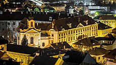 Kutná Hora, pohled na st�edov�kou perlu od základnových stanic Cetinu a O2