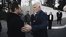 Petr Pavel v ukrajinské Od�se. (20. b�ezna 2025)