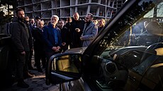 Petr Pavel v ukrajinské Od�se. (20. b�ezna 2025)