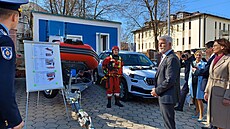 Petr Pavel p�i setkání s moldavskými záchraná�i a pohrani�níky u speciálních...