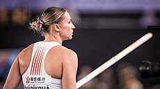 Amálie vábíková bhem halového MS v Nankingu