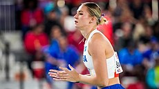 Amálie vábíková bhem halového MS v Nankingu