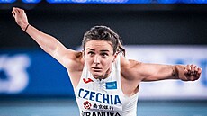 Helena Jiranová b�hem halového MS v Nankingu