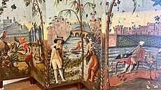 Mezi chlouby expozice nyní patí zrestaurovaný barokní paraván.