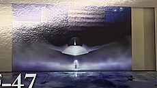 Znázorn�ní nového letounu F-47. (21. b�ezna 2025)