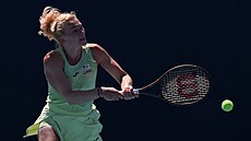 Kateina Siniaková na turnaji v Miami