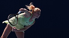 Kateina Siniaková na turnaji v Miami