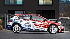 �koda Fabia RS Rally2 posádky Dominik St�íteský, Igor Bacigál, pro sezonu 2025...