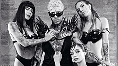 Raper Yzomandias a playmates Denisa Gudelj, Sandra Ta�kovi�ová a Marie...