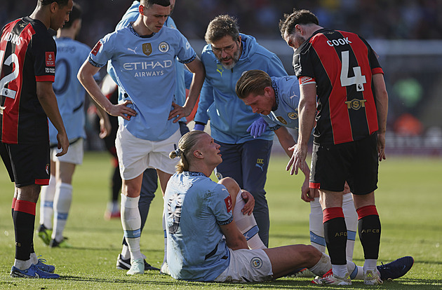 Guardiola o zraněném Haalandovi: Lékaři mi řekli pět až sedm týdnů
