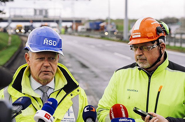 Kvůli demolici nadjezdů uzavřeli část Pražského okruhu