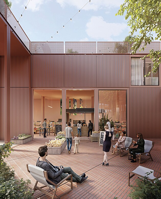 Místo tzv. moulího msta na sídliti Jiní Svahy ve Zlín vznikne komplex s...