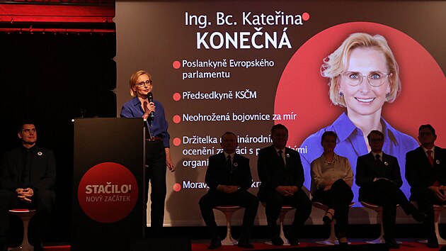 Republikovou jednikou Stailo! se v podzimnch poslaneckch volbch stane pedsedkyn KSM Kateina Konen. Kandidovat bude ve svm domovskm Moravskoslezskm kraji. (31. bezna 2025)