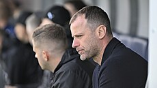 Trenér Slovácka Ond�ej Smetana b�hem utkání s Libercem.