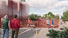 Místo tzv. �moulího m�sta na sídli�ti Ji�ní Svahy ve Zlín� vznikne kulturní a...