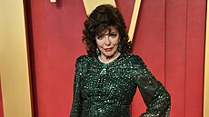 Joan Collinsová na Vanity Fair Oscar party (Los Angeles, 10. b�ezna 2024)