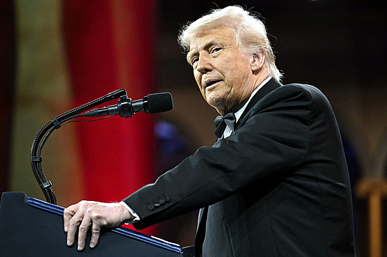 Americký prezident Donald Trump (8. dubna 2025)