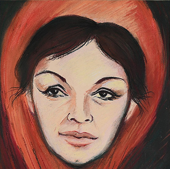 Portrét Jany Hlavá�ové od neznámého autora