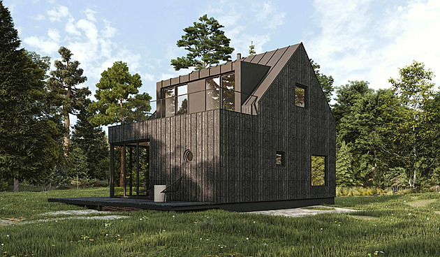 Nejvtí z modulárních dom nabídne pohodlné rodinné bydlení.