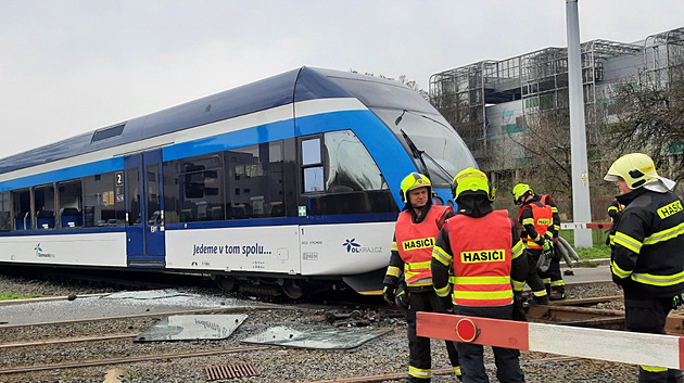 Z havarovaného vlaku v Olomouci vyteklo 400 litrů nafty, potok a řeku nezasáhla