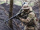 Ru�tí vojáci na neznámém míst� na Ukrajin� (31. b�ezna 2025)