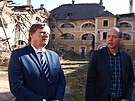 Ministr pro mstn rozvoj Petr Kulhnek (za STAN) (na snmku vpravo) navtvil...