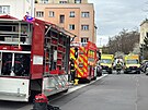 IZS zasahuje na praskm Bevnov, kde mu hrozil putnm plynu, vbuchem a...
