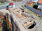 Budovn kanalizace na Rolnickm nmst v plzesk sti Lobzy pedchzely...