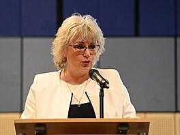 Stínová ministryn zemdlství Margita Balatíková (ANO) na volebním snmu...