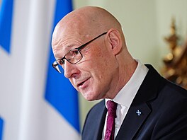 Skotský premiér a lídr SNP John Swinney (30. b�ezna 2025)