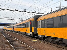 Vykolejení soupravy rychlíku RegioJet v prostoru stanice Ostrava - hlavní...