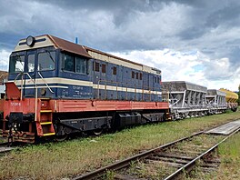 Hektor ve stanici �tramberk. Vyfoceno 18. kv�tna 2024.