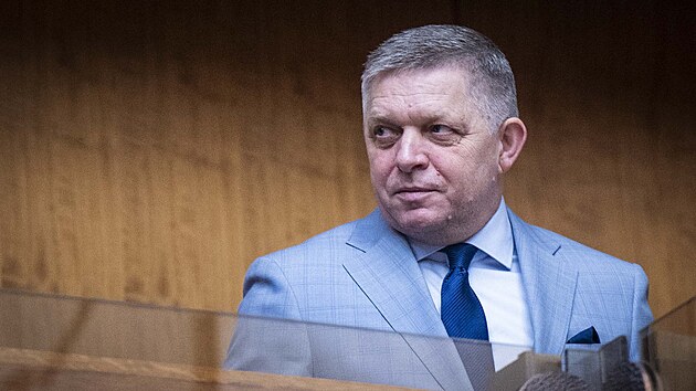Slovensk� premi�r Robert Fico (2. dubna 2025)