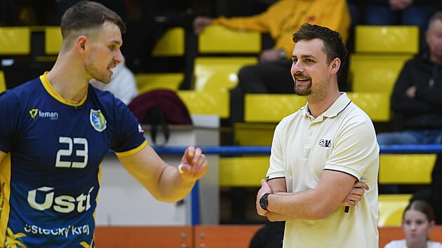 Tren�r �steck�ch volejbalist� Ond�ej �aba