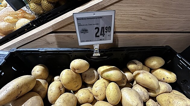V Bille prodávali 27. b�ezna 2025 brambory konzumní pozdní jedno kilo za 24,90.
