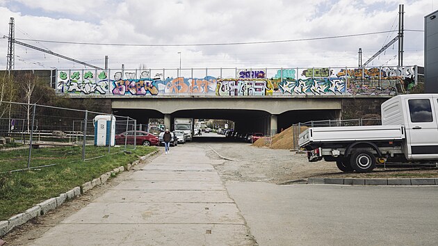 V Brn� zah�jili stavbu propojen� �idenick� ulice Mark�ty Kuncov� s are�lem Nov� Zbrojovky. (8. dubna 2025)