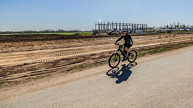 Stavba haly Opatovice nad Labem (7.dubna 2025)