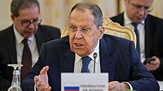 Sergej Lavrov na jednání s ministry zahranií Konfederace sahelských stát v...