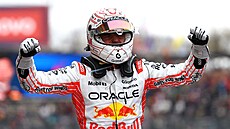 Max Verstappen si u�ívá vít�zství ve Velké cen� Japonska.